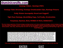 Tablet Screenshot of dominicwolfe.com